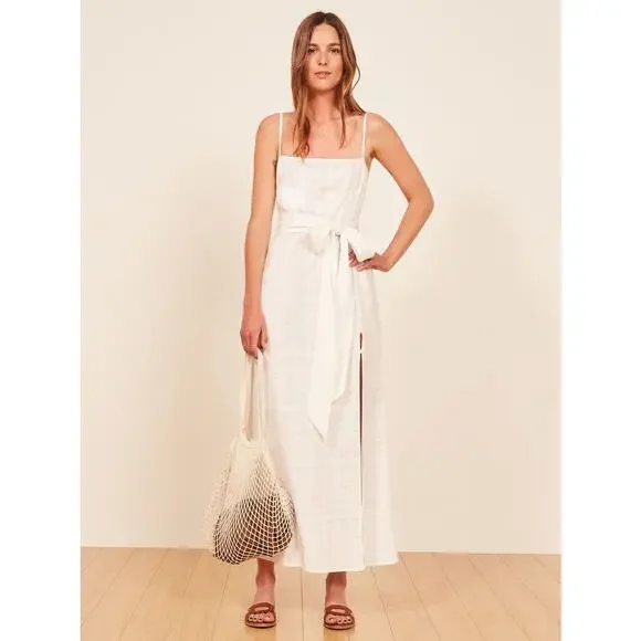 Reformation White Pineapple Dress, size S - Picture 1 of 10